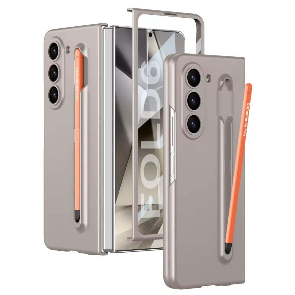 Galaxy Z Fold Slim Protective Case with S Pen Holder & Screen Frame