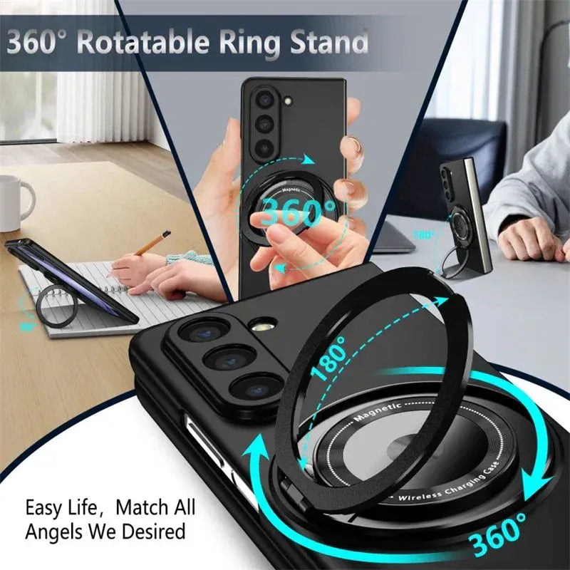 Full Protection Magnetic Case Kickstand for Galaxy Z Fold Series