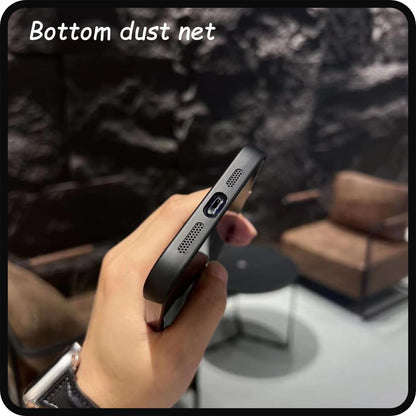 Slim Frameless Magnetic Phone Case for iPhone Frosted Texture Ultimate Simple Beauty