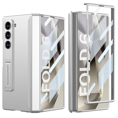 Galaxy Z Fold Magnetic Hinge Case with Screen Protector Kickstand