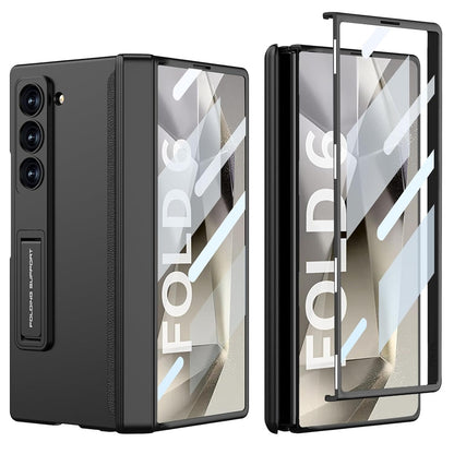Galaxy Z Fold Magnetic Hinge Case with Screen Protector Kickstand